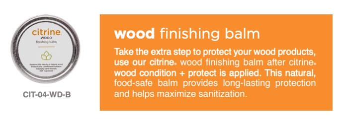 wood finishing balm